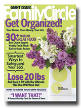 Donate $20 and get a complimentary subscription to Family Circle Magazine