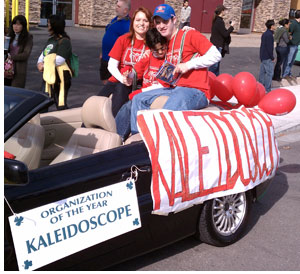 Kaleidoscope at the Dublin, California St. Patrick's Day parade