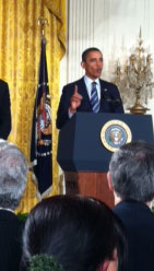 President Obama, photograph by Katy Neas