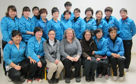 Patricia visits the autism service and support community in Anshan, China
