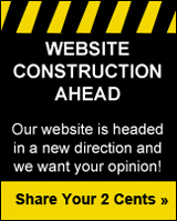 Share your two cente on our Web site redesign