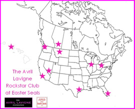 Avril Rockstar Club Map