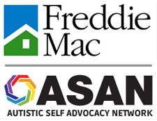 Freddie Mac and Autistic Self Advocacy Network logos