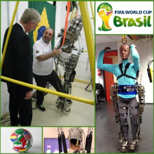 Exoskeleton and FIFA World Cup logo