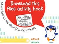 Activity book to help with a child's development, from Easter Seals Make the First Five Count