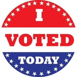 I Voted Today sticker